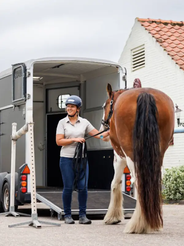 Lotte van Rosevelt, trailerladen, trailer, paardentrailer, paardengedragstrainer, trailerlaadchallenge