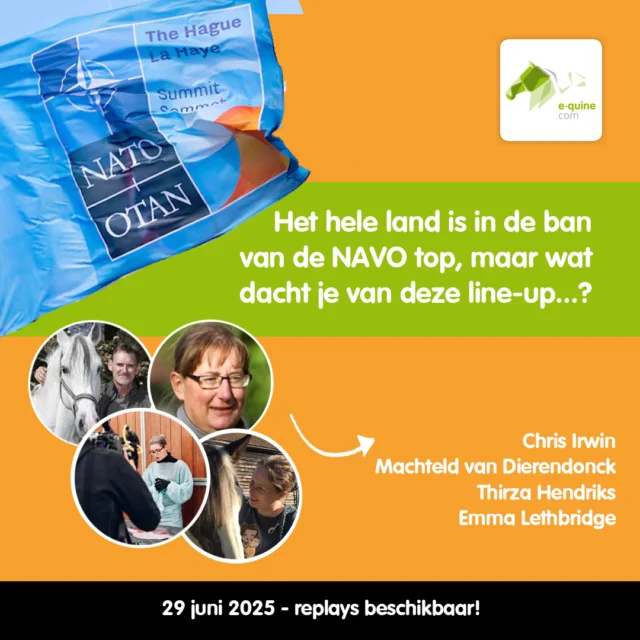 We zijn allemaal in de ban van de NAVO top... ‼️

Snappen we, want het is een bijzonder belangrijke delegatie die deze degen bij elkaar komt in Den Haag. 

Maar... als we het dan toch over een mooie 'line-up' hebben dan willen wij ook graag nog even wat extra aandacht vragen voor die van ons! Aanstaande zondag is het zover: dé summit van 2025! Met lezingen van niemand minder dan Chris Irwin, Machteld van Dierendonck, Emma Lethbridge en Thirza Hendriks. 🙏🏻

De laatste dagen om je kaartje te bemachtigen zijn nu ingegaan! En kun je zondag niet (alles) live kijken? Geen probleem, want je ontvangt maandag van ons de replay links! ⏮️