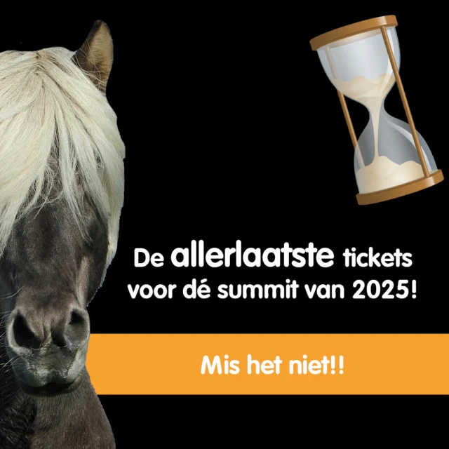 Morgen is het zover!! ⌛️

Om 9:30 trappen we af met het eerste webinar van de summit. Wij hebben er ongelofelijk veel zin in en zijn heel benieuwd naar alle sprekers.

Heb je nog geen kaartje, bestel deze dan nog snel via onze webshop!
