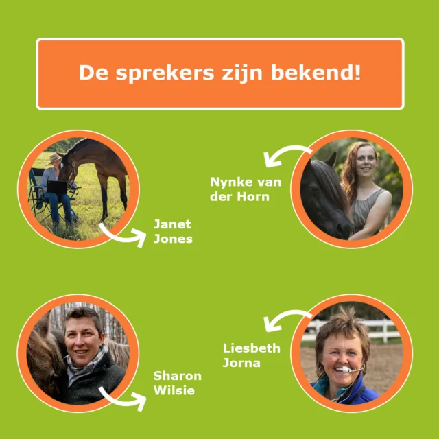 HERE WE GO!! 🚀

Dé online summit van 2026 komt er weer aan. 6 & 7 juni is het zover!
Kun je niet live kijken? Geen stress, want de opnames zijn 6 maanden (in zowel Engels als Nederlands) beschikbaar.

Ennn..... wat een gave line-up hebben we dit jaar. Zit je? Komt 'ie! 👇🏻

🌟 Janet Jones - Neurowetenschapper gespecialiseerd in het paardenbrein en auteur van Horse Brain, Human Brain. Ze vertaalt complexe hersenprocessen naar praktische inzichten voor training en samenwerking.
🌟 Sharon Wilsie - Grondlegger van Horse Speak en expert in lichaamstaal en communicatie van paarden. Ze deelt hoe je via subtiele (micro)signalen direct kunt afstemmen op het zenuwstelsel van het paard.
🌟Liesbeth Jorna - Trainer en coach met focus op welzijn, gedrag en praktische toepasbaarheid in training. Ze helpt ruiters stresssignalen herkennen en direct omzetten naar rust en balans in het dagelijks werken met paarden.
🌟 Nynke van der Horn - Ontwikkelaar van ESDR-therapie voor paarden, gericht op het verwerken van stress en trauma. Haar werk focust op herstel van het zenuwstelsel en het doorbreken van spanning-gedragspatronen.

Dit wil je toch niet missen?

Vanaf nu te koop met Early Bird korting! Dat betekent dat jij er al bij bent voor € 49,95!

Wil je meer informatie? Laat een reactie achter met het woord ‘summit’ en je ontvangt het in je DMs!

#paardengedrag #sharonwilsie #janetjones #liesbethjorna #nynkevanderhorn